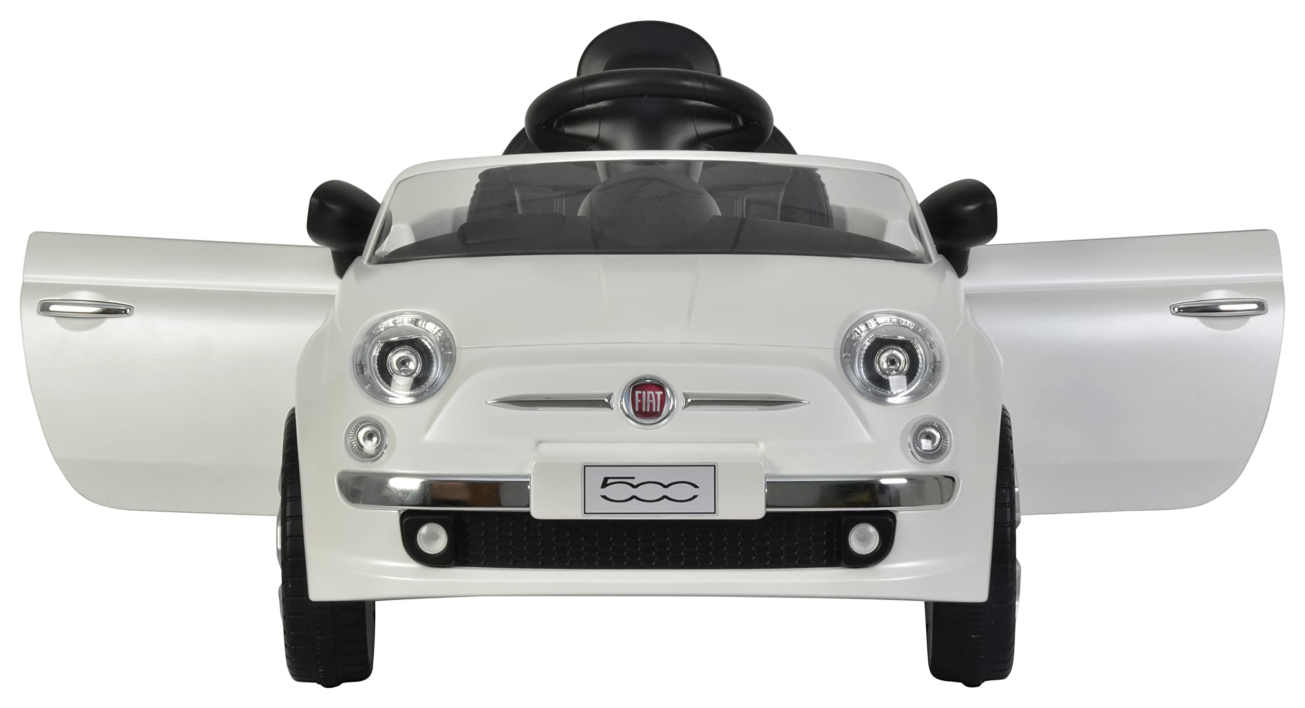 Fiat 500 Push Car, with Stroller, Adjustable Footrest and Handle
