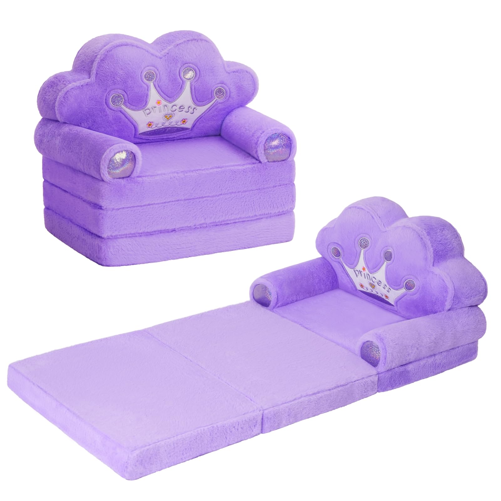 Chair Comfy，Foldable Princess Couch