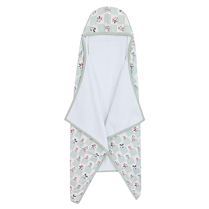 Pearl Premium Big Kid Hooded Towel 'Mickey Mouse Check' - One Size