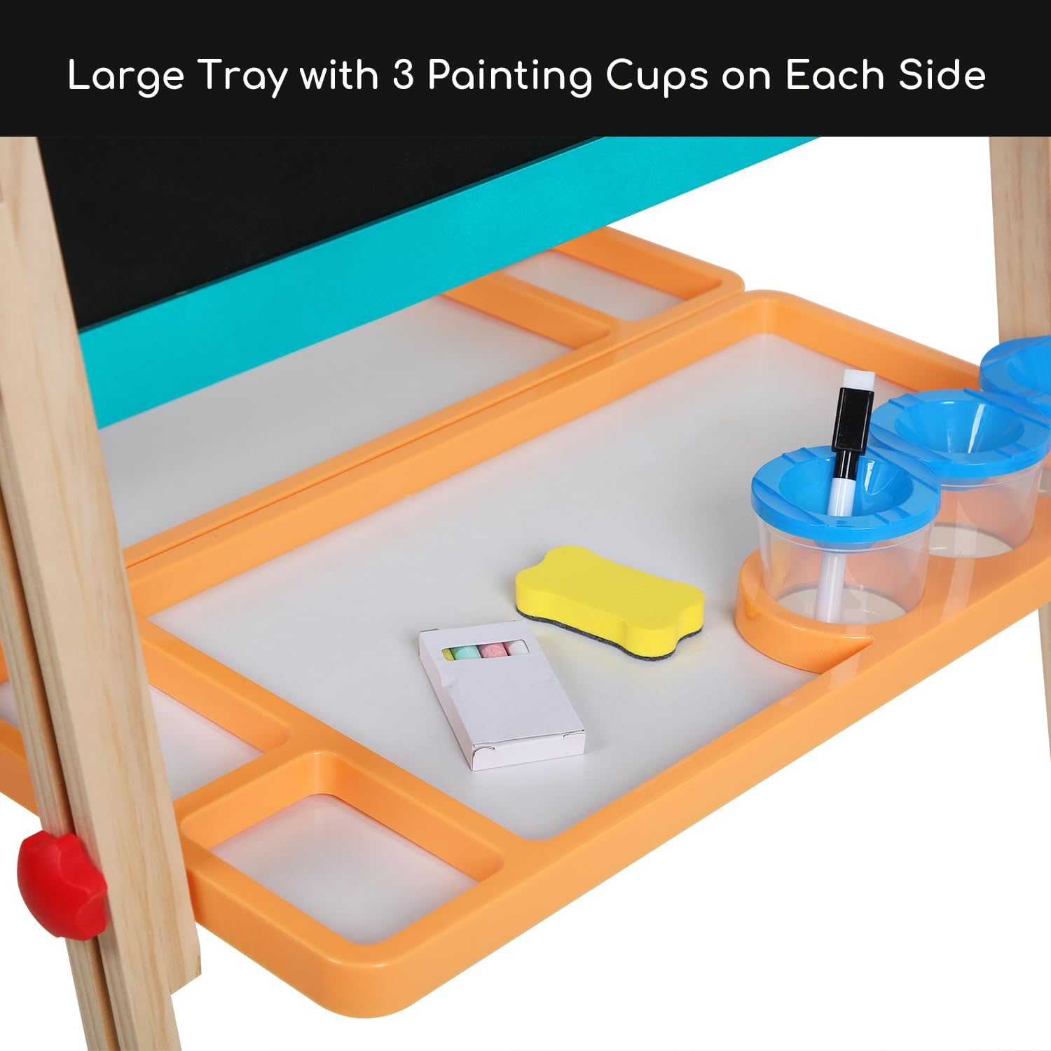 Double Sided Wooden Art Easel for Kids