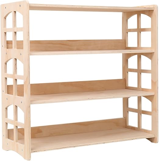 Montessori Bookshelf Toy Shelf Kids Storage Organizer for Toys Book