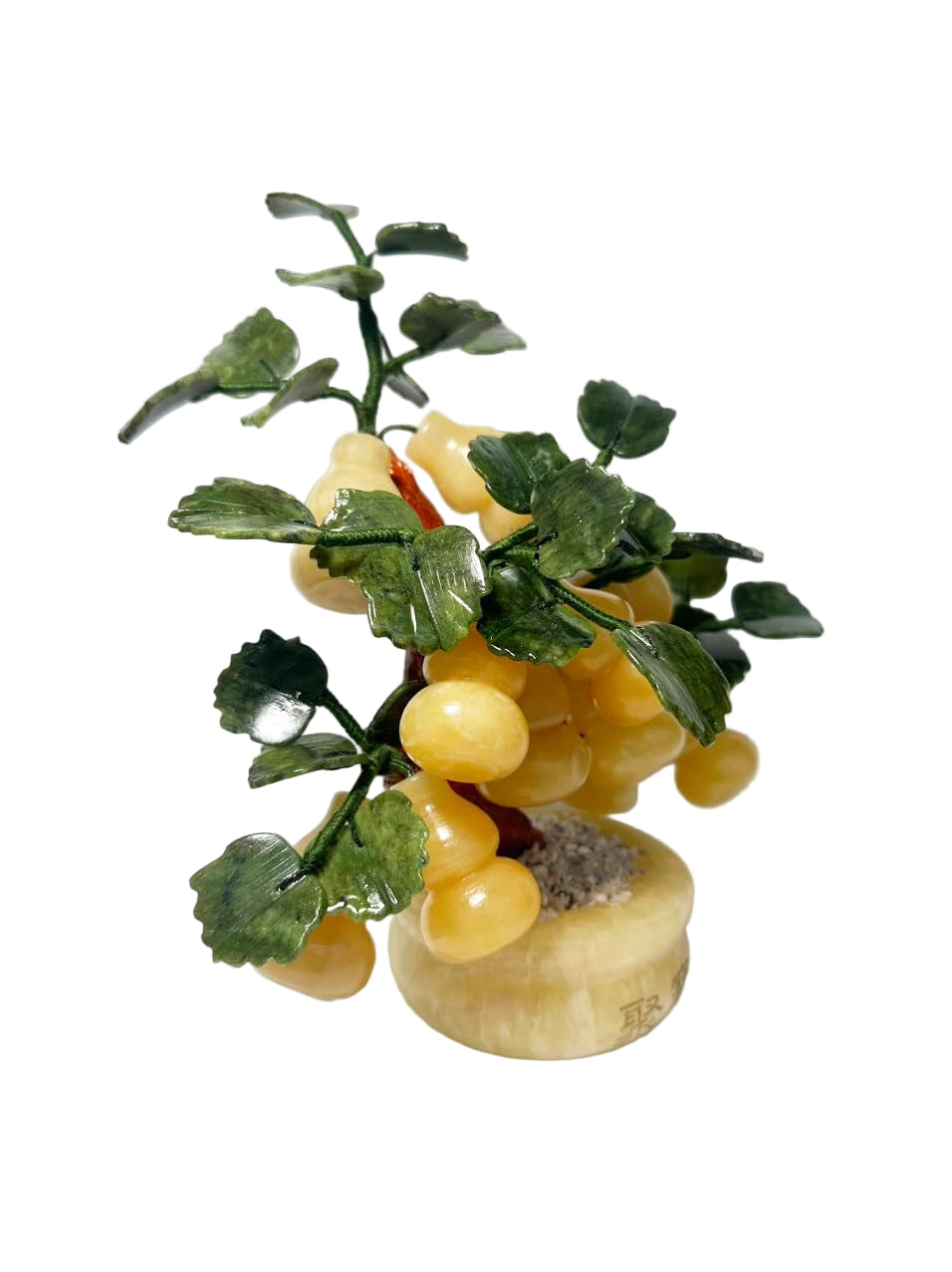 SHOP Feng Shui Yellow Jade Gourd Money Tree, Artificial Trees