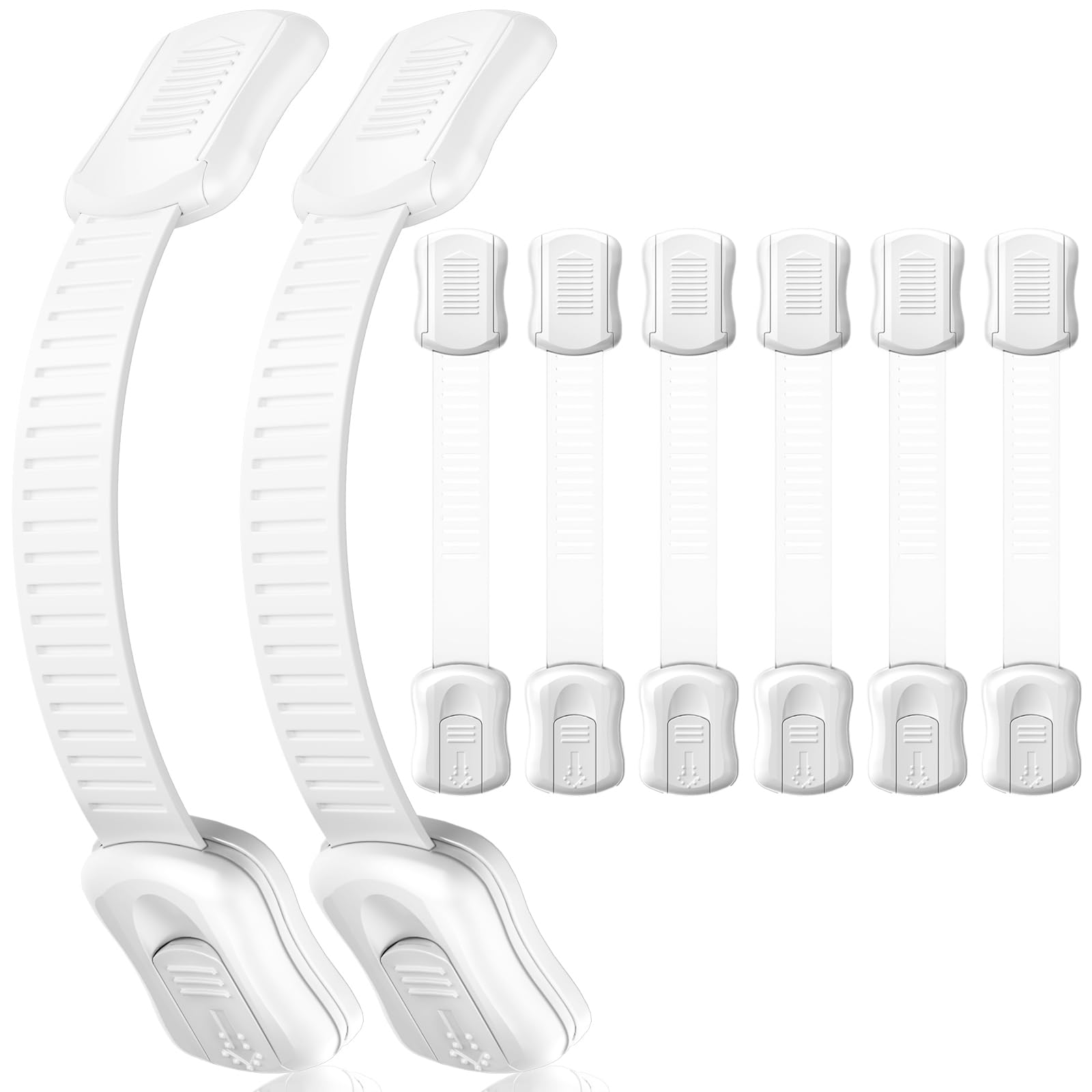 8-Pack Cabinet Locks Baby Proofing - Syican Child Proof Drawer