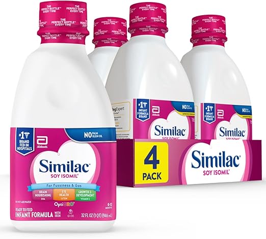 Soy Isomil Infant Formula, for Fussiness & Gas, Plant-Based Protein
