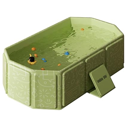 Baby Foldable Kids Bathtub for Infants to Toddler with Non-Slip