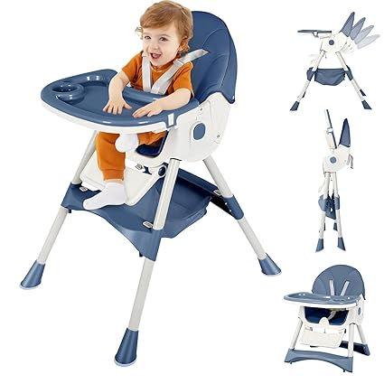 Foldable Baby High Chair for Babies & Toddlers – Adjustable