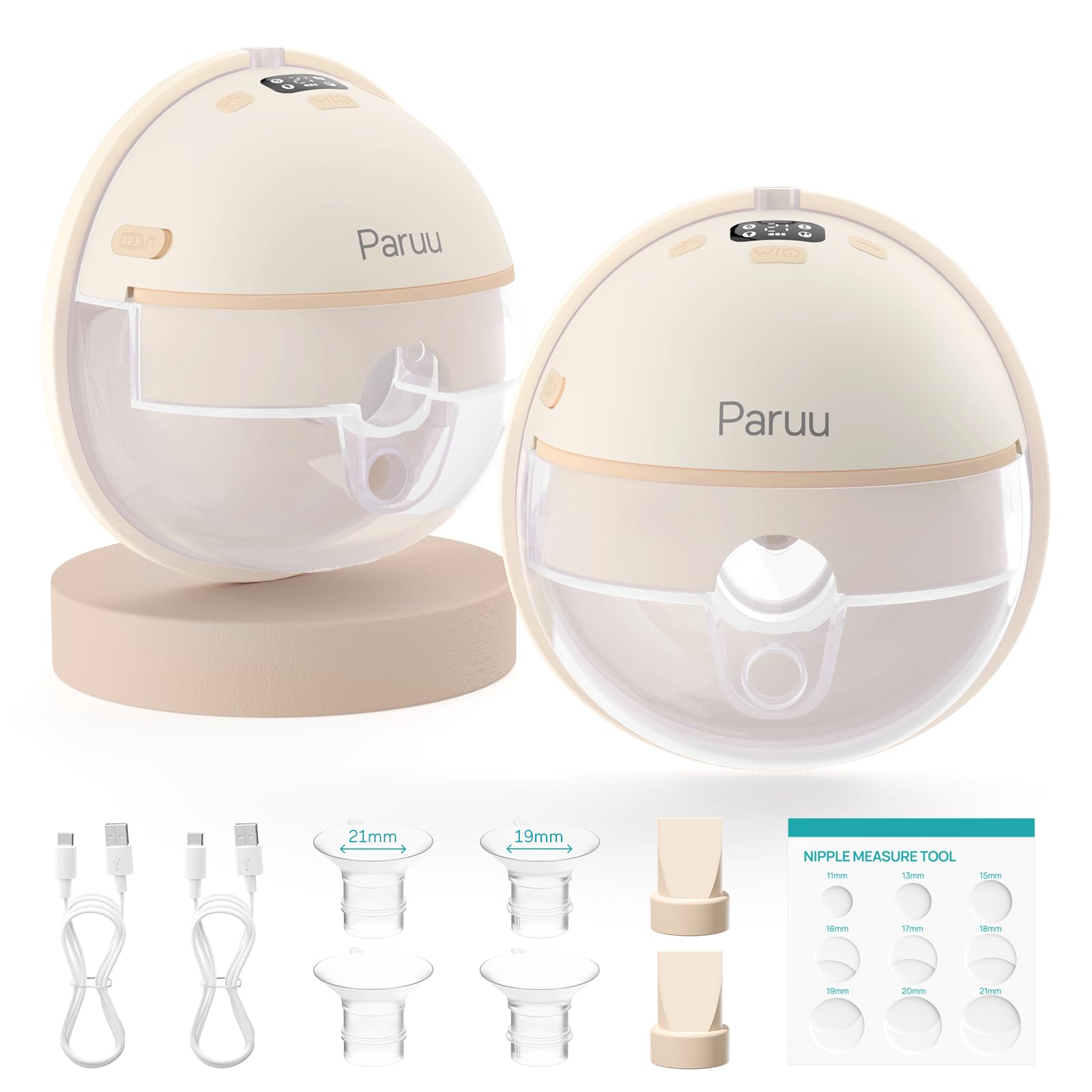 Hands Free Breast Pump P16, Wearable Breast Pump Electirc Portable with 4 Modes & 12