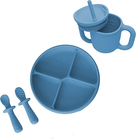ITSY Silicone Baby Plates Set with Suction – Feeding Essentials