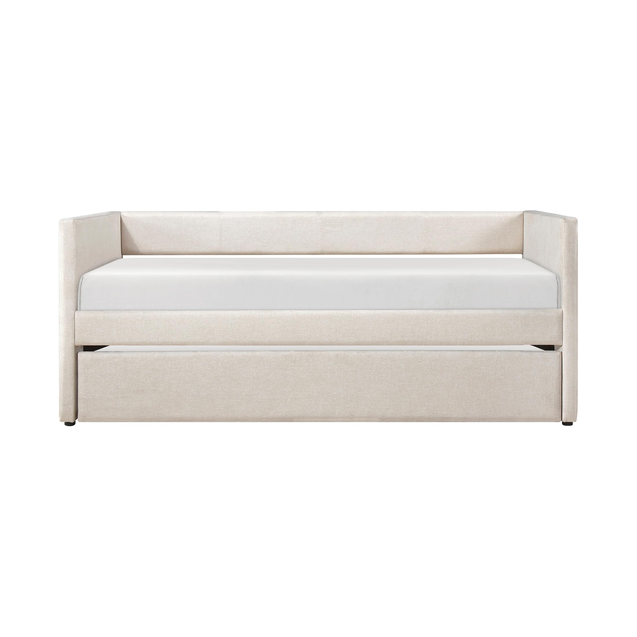 Upholstered Daybed with Trundle Twin Size