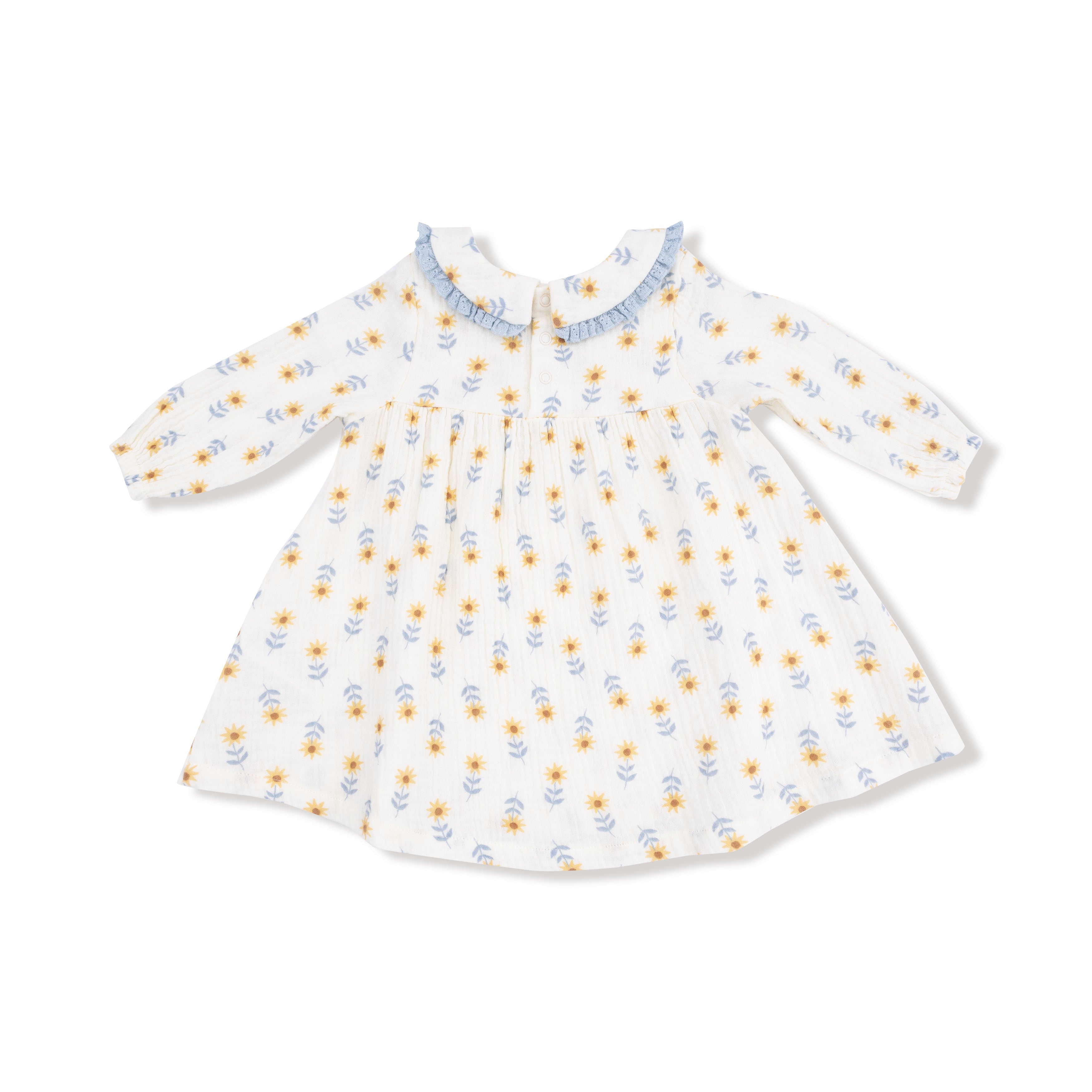 Western Sunflower - Peter Pan Collar Dress and Leggings
