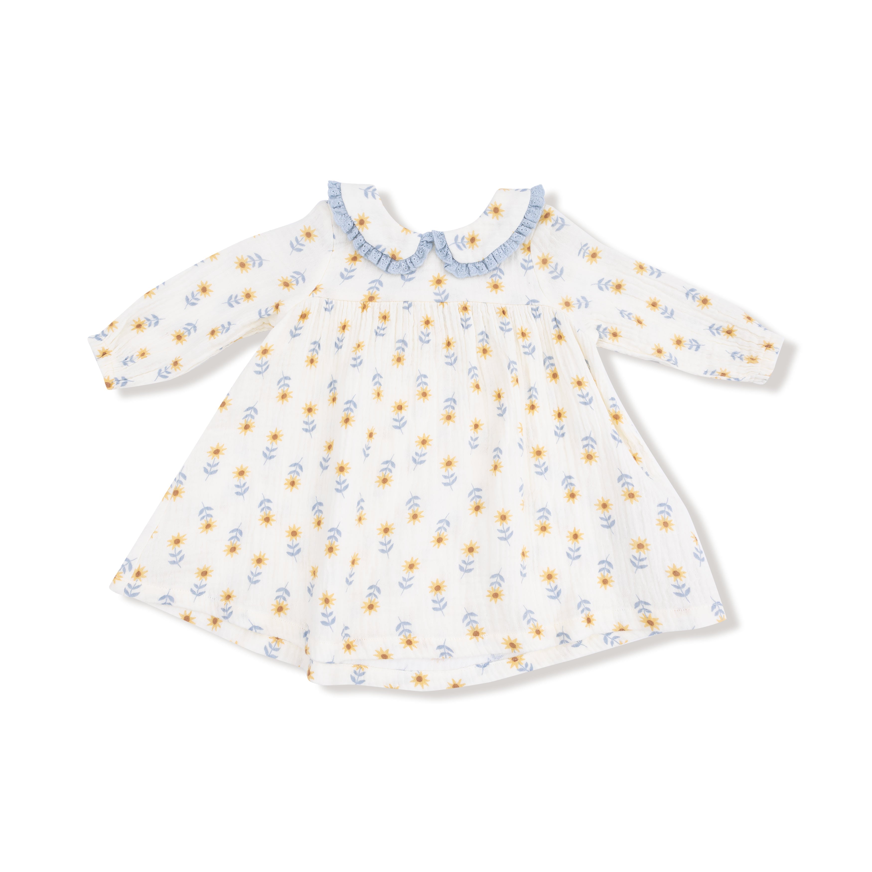 Western Sunflower - Peter Pan Collar Dress and Leggings