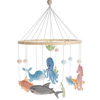 Baby Mobile for Crib - Forest Animal Nursery Mobiles - Gender Neutral Baby Nursery Decor