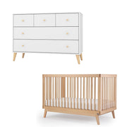 Nursery Furniture Set. Baby Crib and Dresser Set Combo