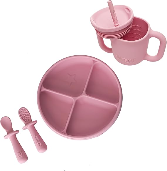 Silicone Baby Plates Set with Suction – Feeding Essentials