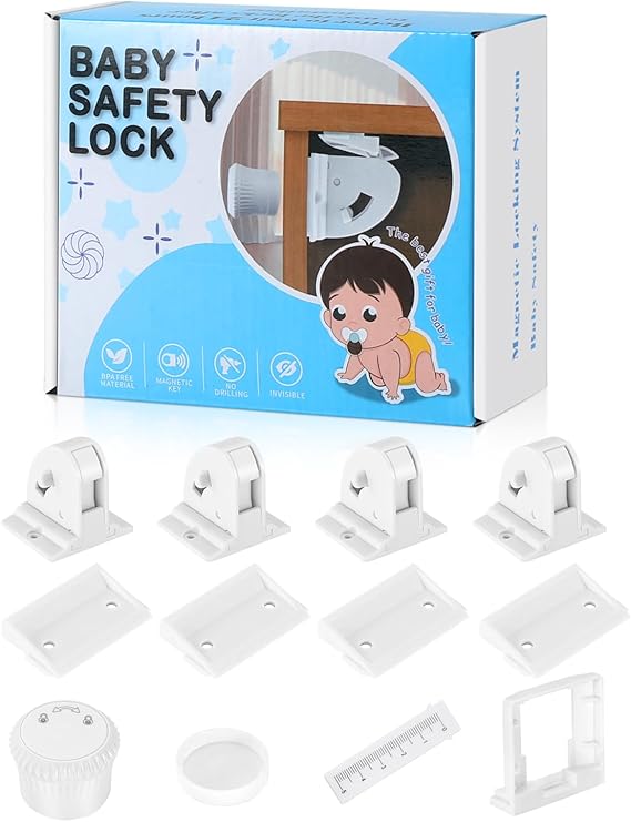Cabinet Locks for Child Safety, Drawer Locks Baby Proofing