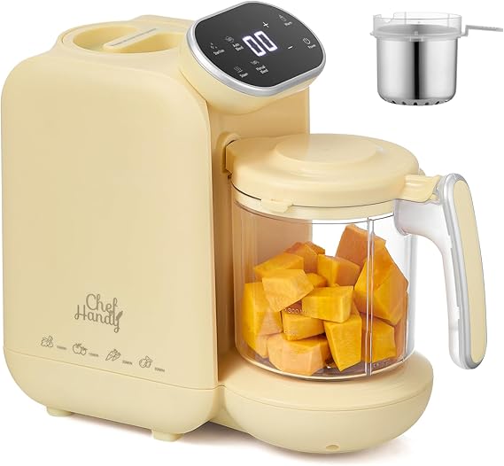 Baby Food Maker, 5 in 1 Baby Food Processor with Steaming Basket