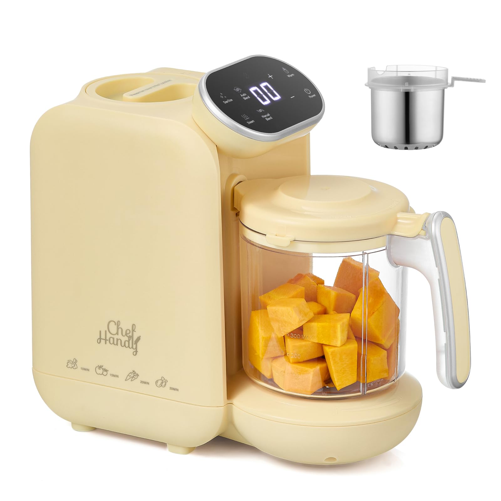 Baby Food Maker, 5 in 1 Baby Food Processor with Stainless