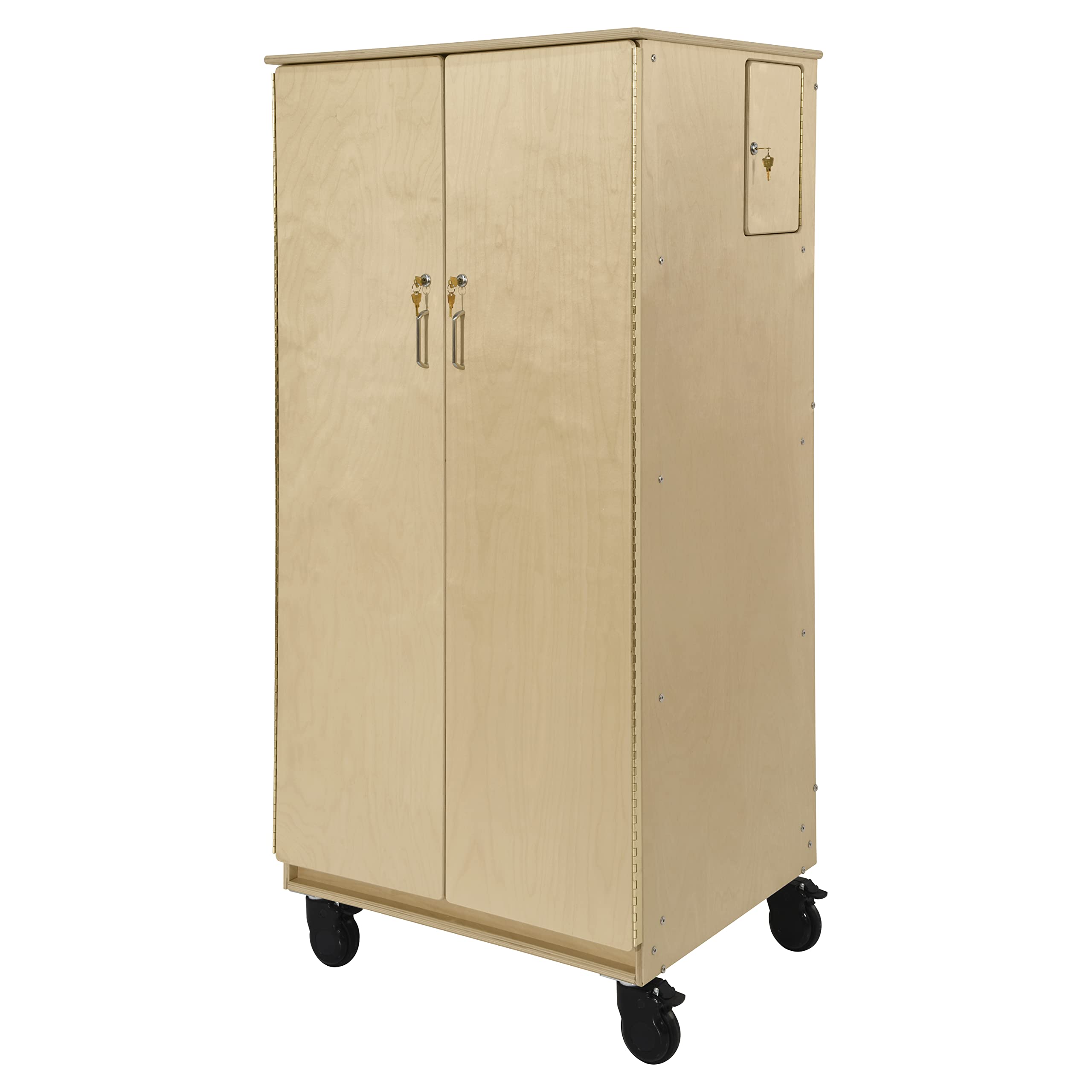 60" H Kids Storage Cabinet Shelf with Doors and Shelves, for Craft Storage