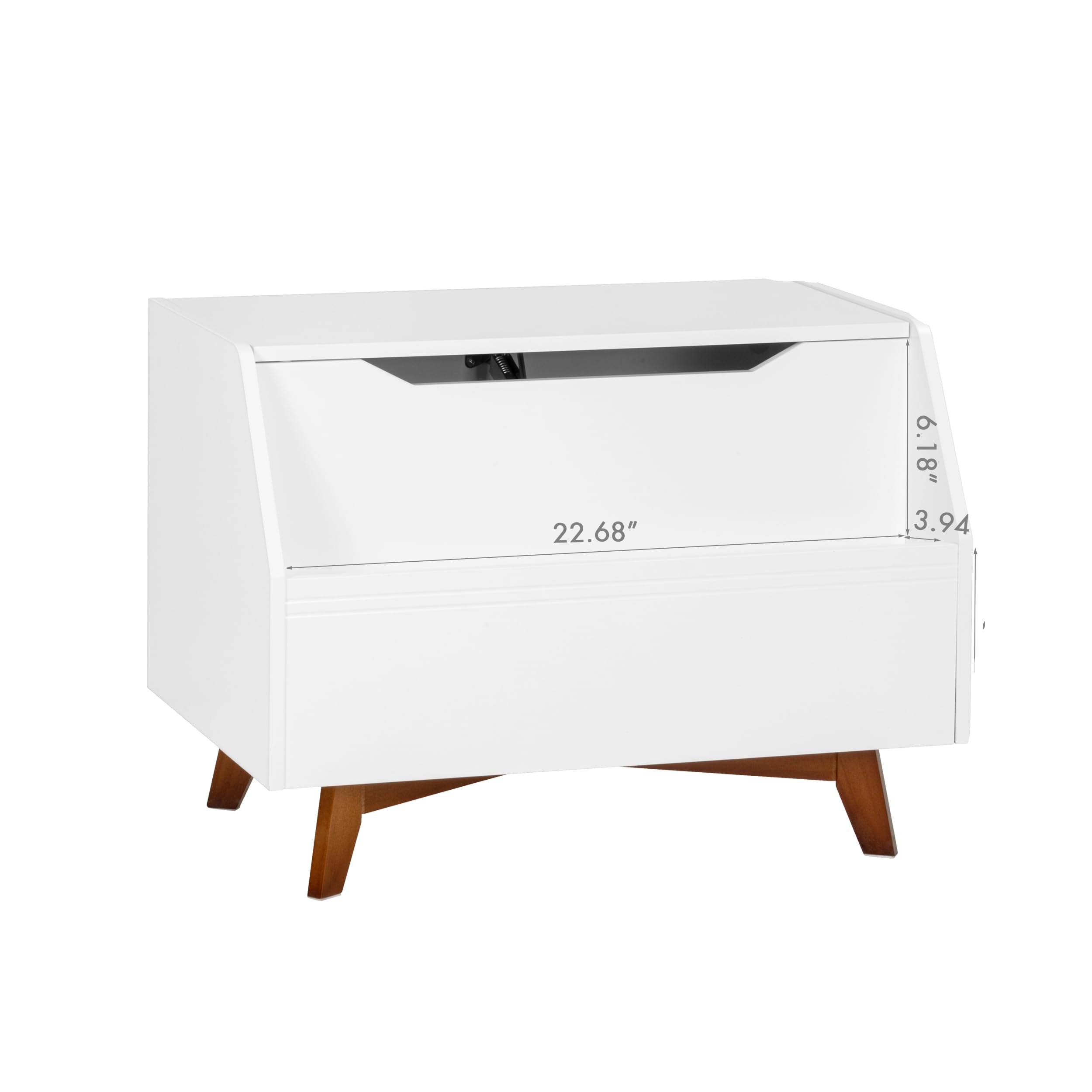Kids Toy Box, Wooden Toy Chest, Kids Storage Organizer Bench
