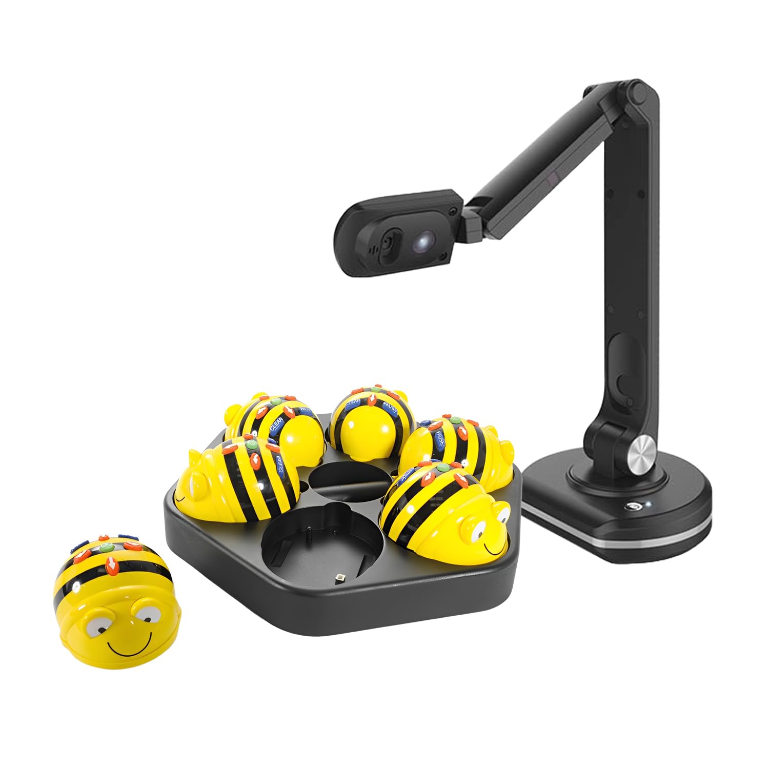 6 STEM Bee Bots Coding Robot See & Say Version, 1 Docking Station with Free Joyusing