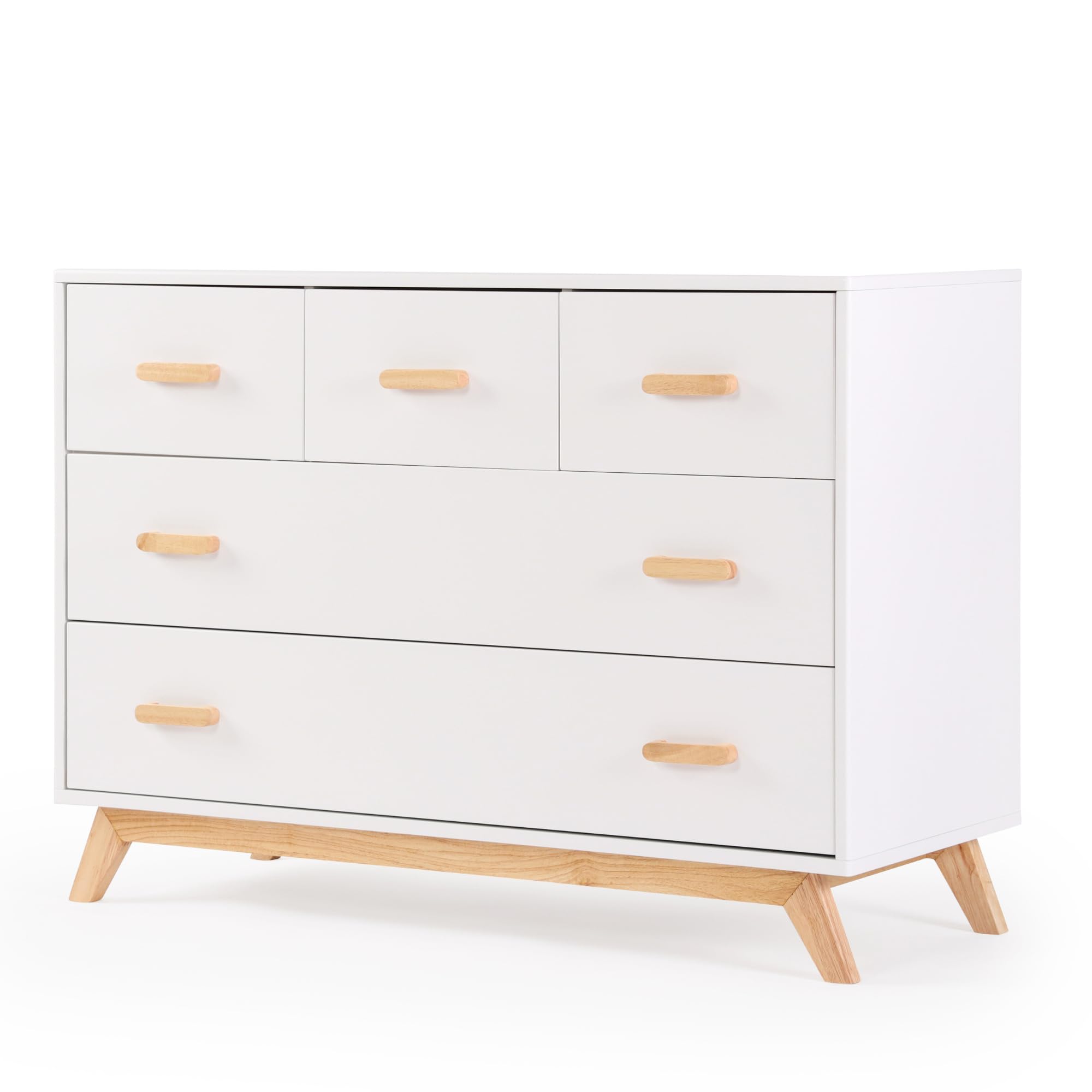 5-Drawer Dresser for Nursery and Bedroom with Soft Close Drawers