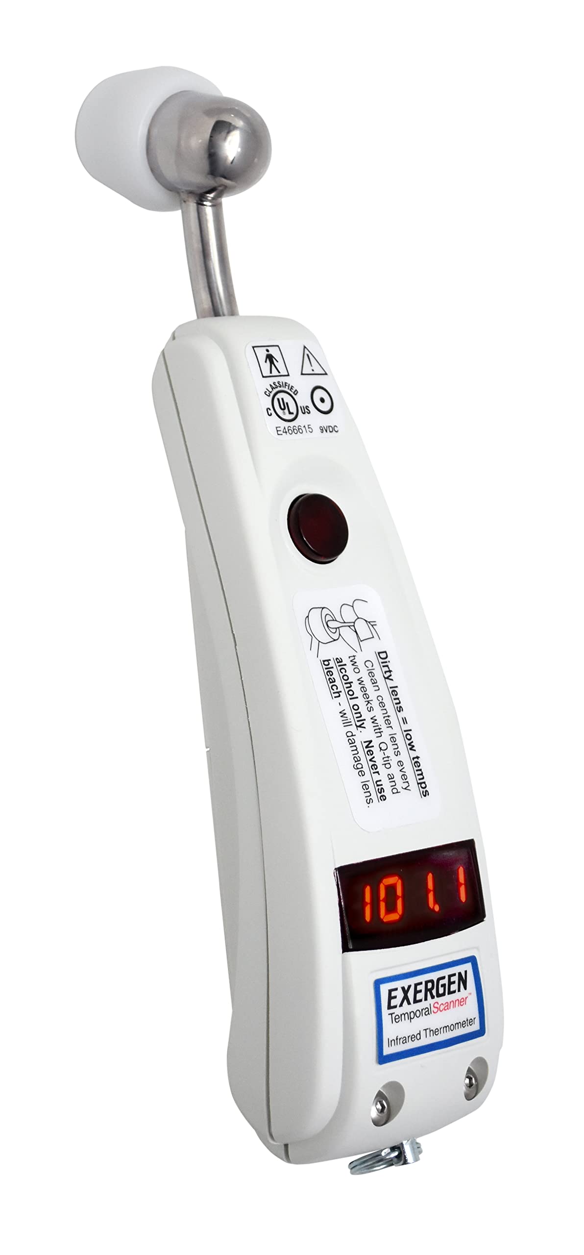 Temporal Scanner Temporal Contact Thermometer LCD Display 124275S 1 Each