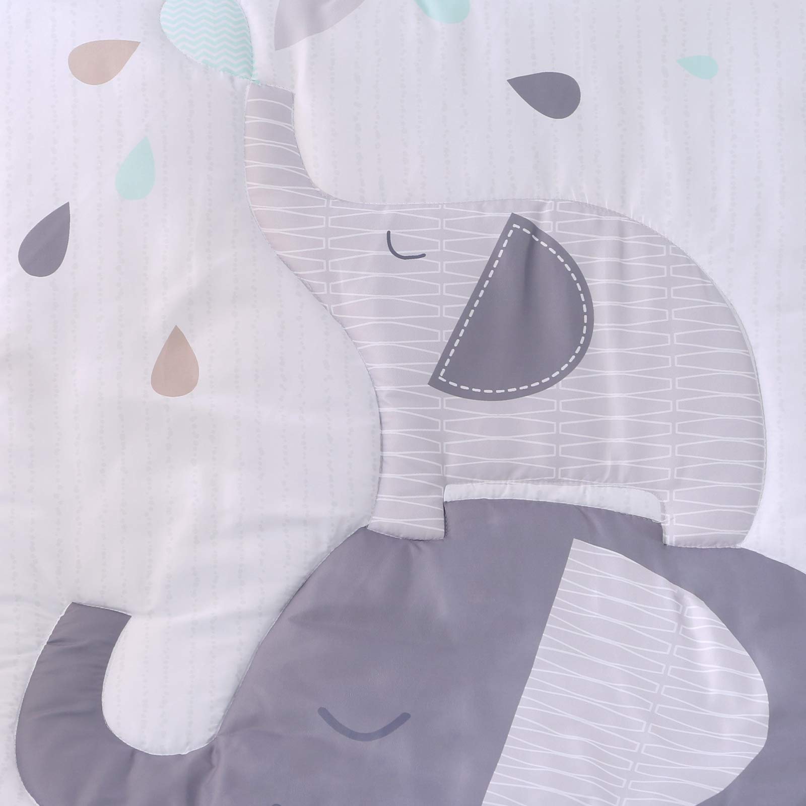 Elephant Crib Bedding Set for Boys, Premium 3-Piece Baby Bedding Set