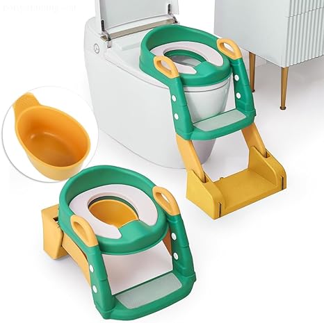 3 in 1 Toddler Potty Training Seat Chair with Ladder and Basin for Boys and Girls