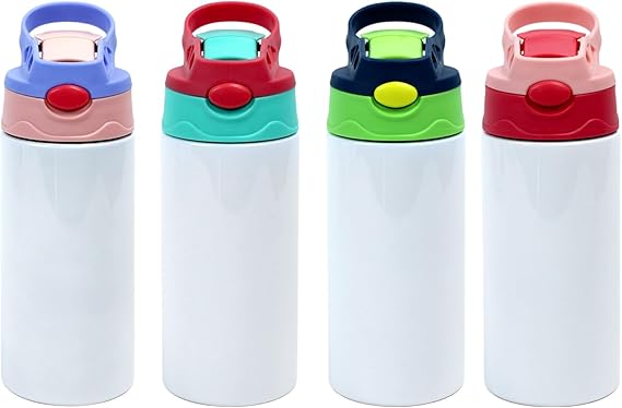 24 Pack Sublimation Blanks Sippy Cup Baby Bottle with Handles