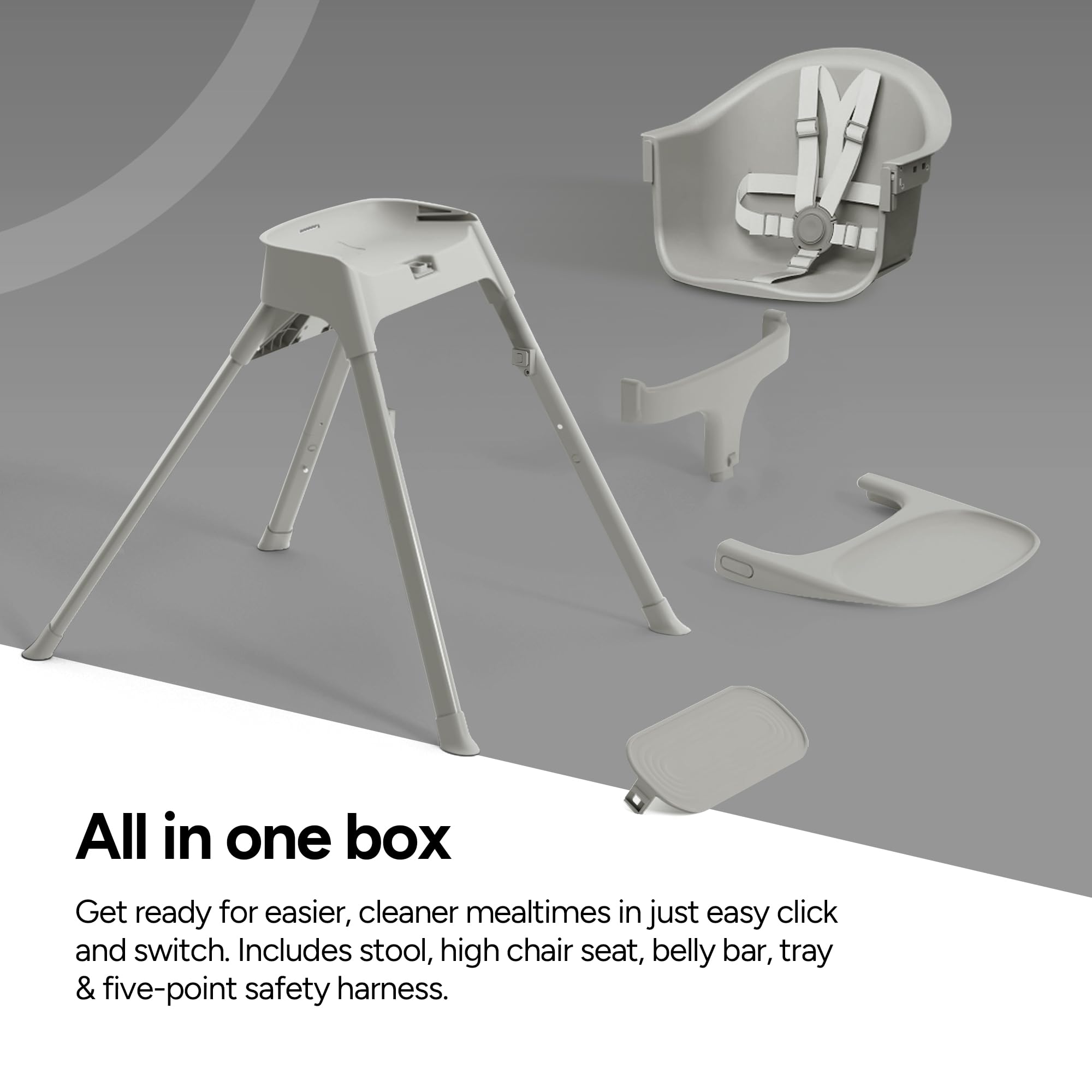 7-in-1 Convertible High Chair for Babies and Toddlers