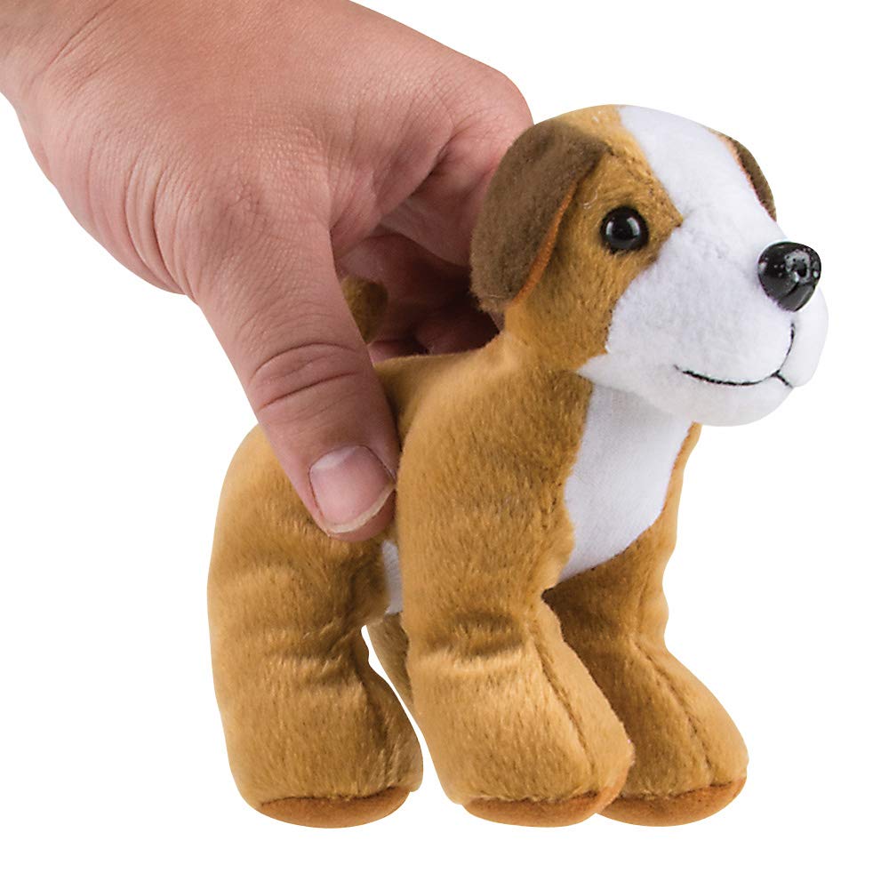 Plush Puppy Dogs - (Pack of 36) 6 Inches Tall Stuffed Animals Bulk Assorted Puppies