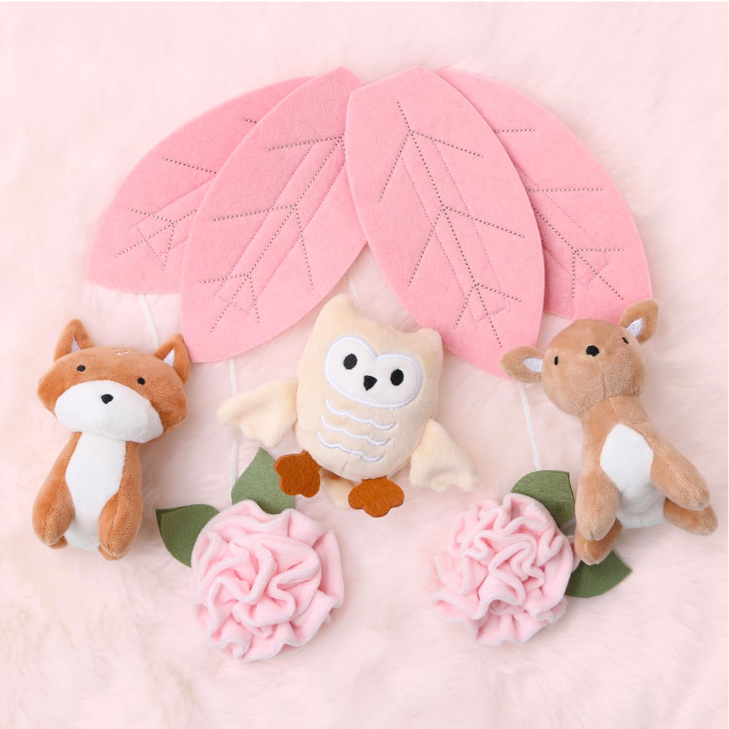 Forest Musical Crib Mobile with 12 Lullabies