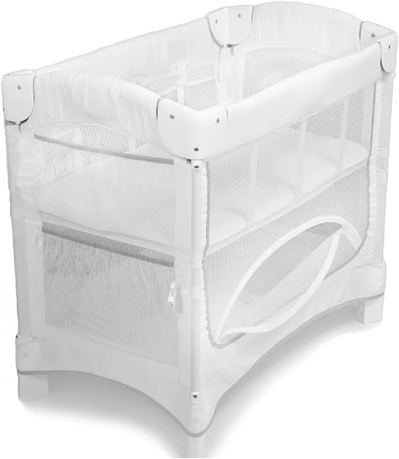 Mini Ezee 2 in 1 Co-Sleeper Bedside Bassinet with Mesh Side Panels