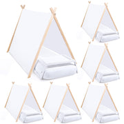Set Kid Teepee Tent, Inflatable Airbed Fitted Sheet and Bed Tray Table