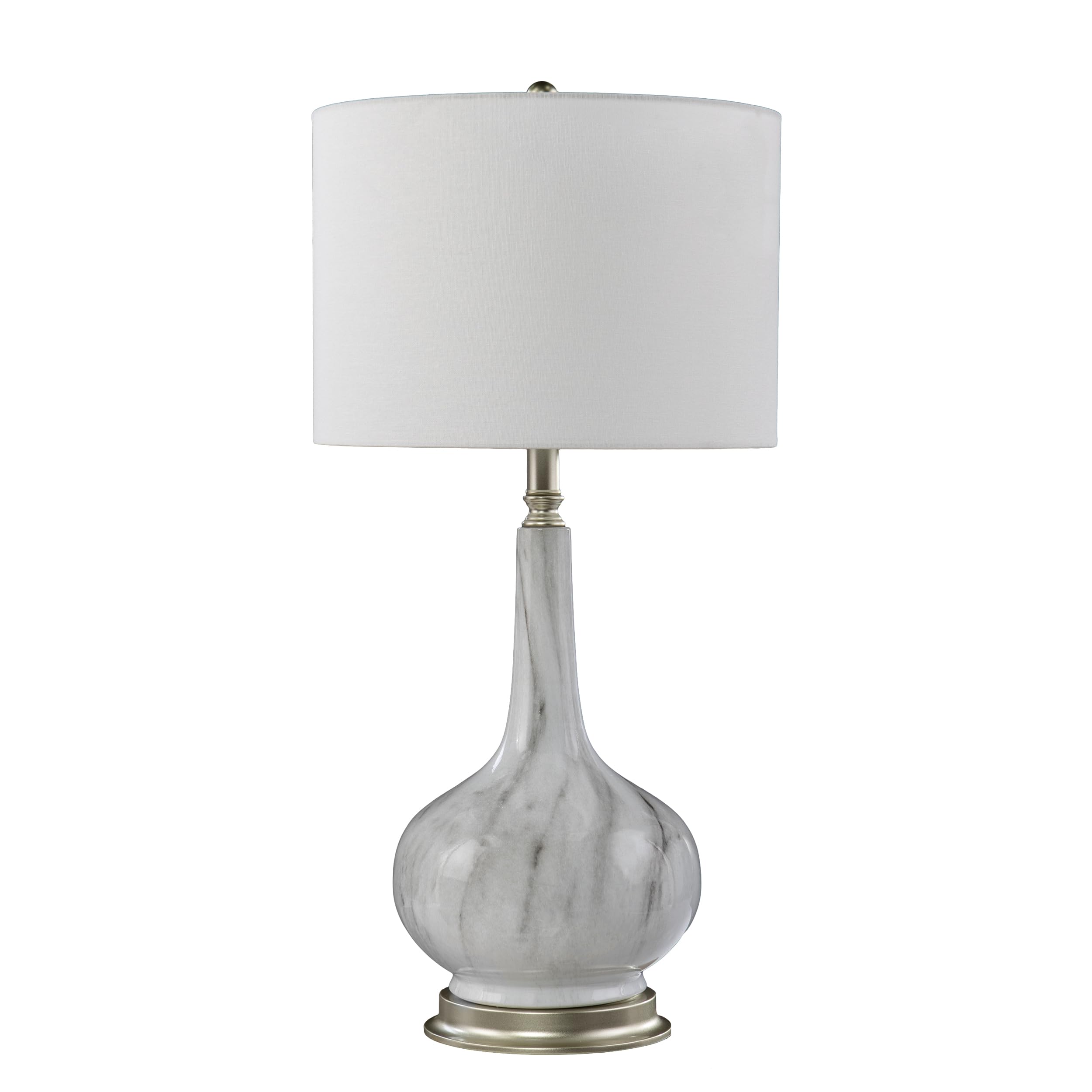 White LED Desk Lamp with Shade