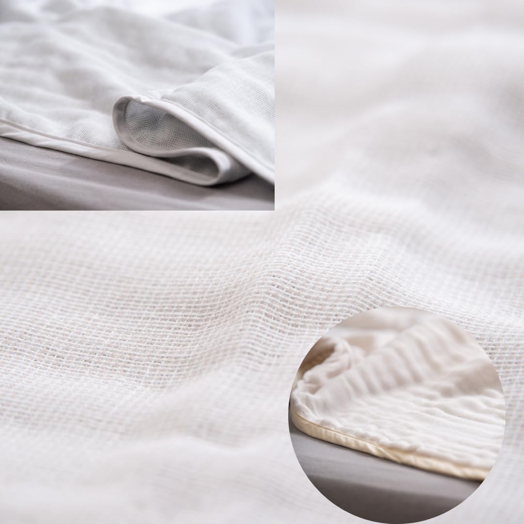5 Layer Cotton Gauze Blanket Soft Lightweight Breathable All Season