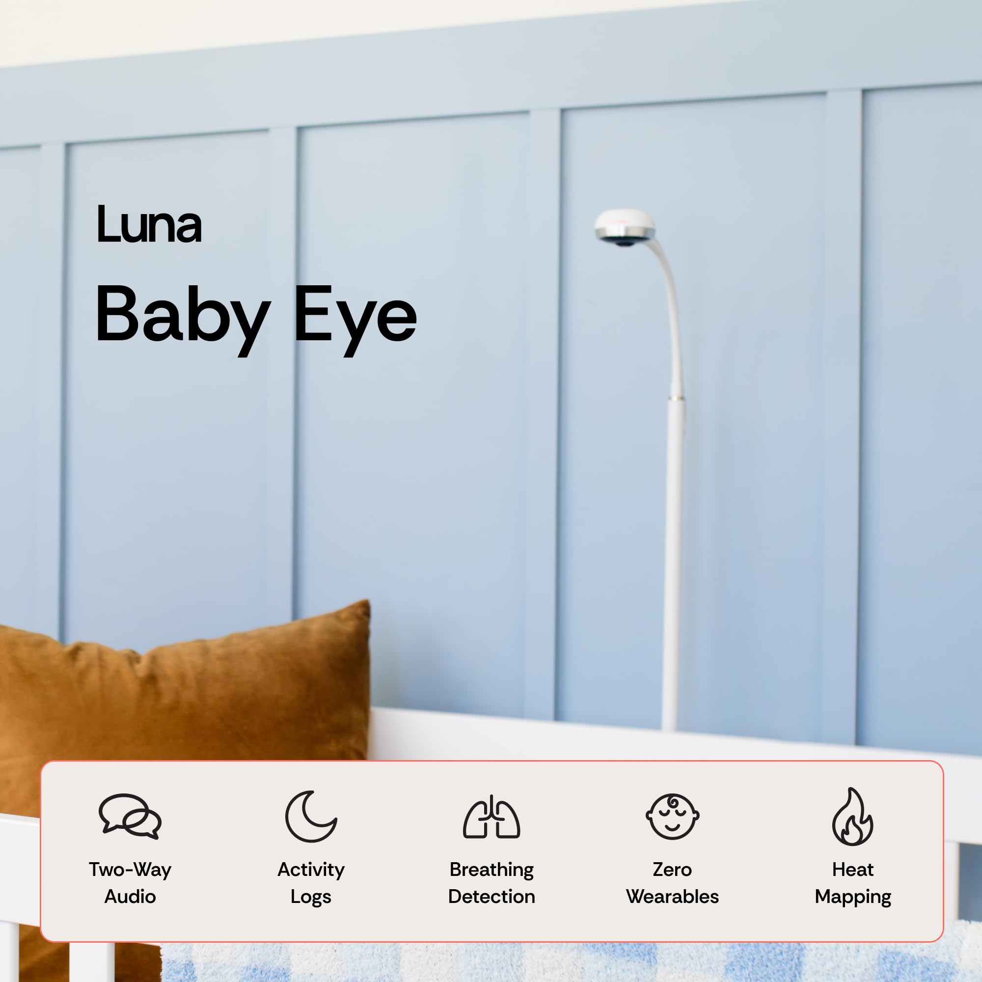 WiFi Baby Camera Monitor with Breathing Detection