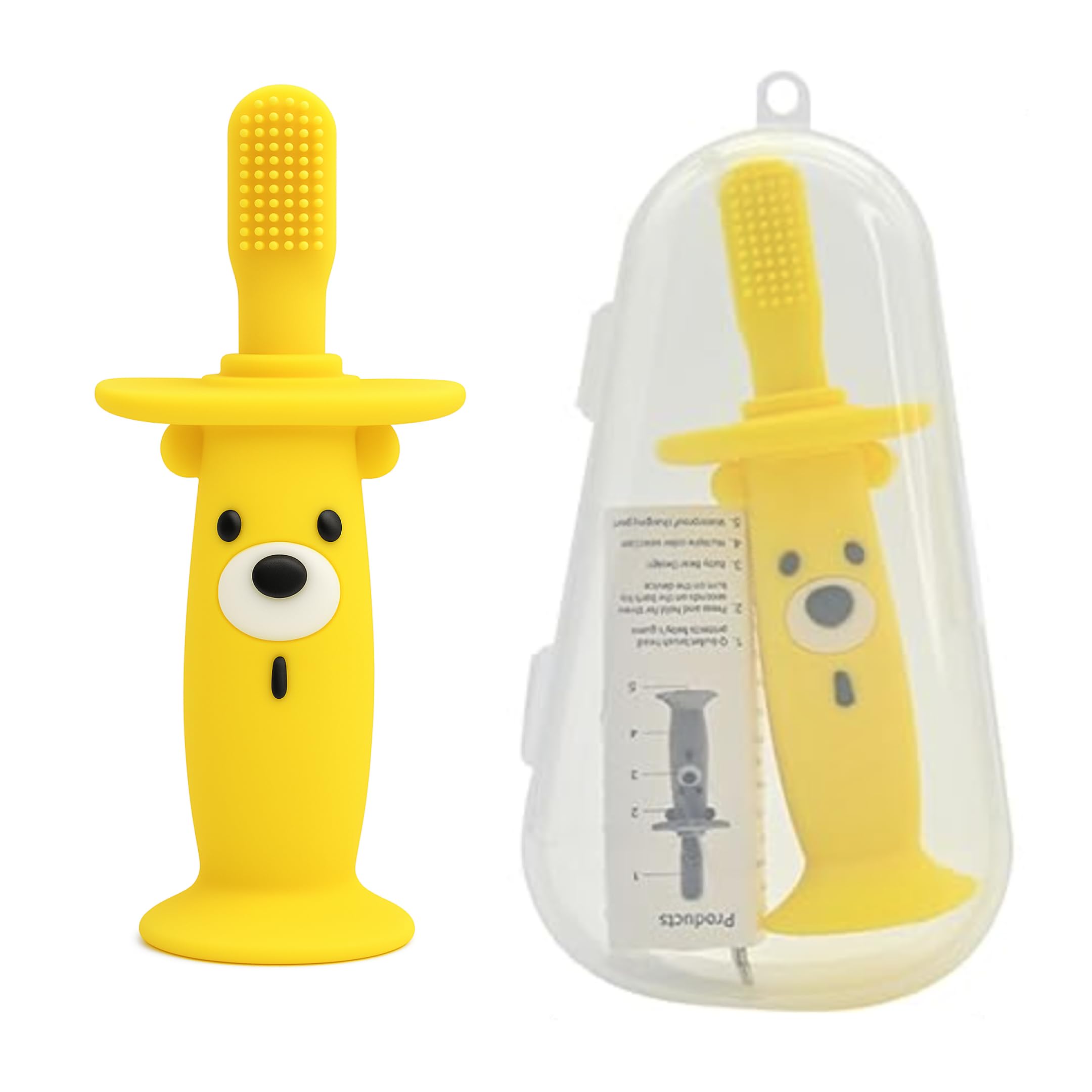 Baby Electric Teether & Toothbrush with Bone Conduction Music (Only Baby Can Hear)