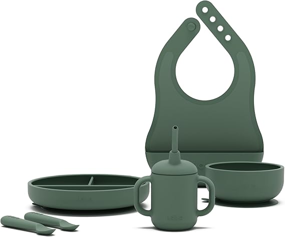 First Bites Silicone Baby Feeding Set - Baby Led Weaning Supplies