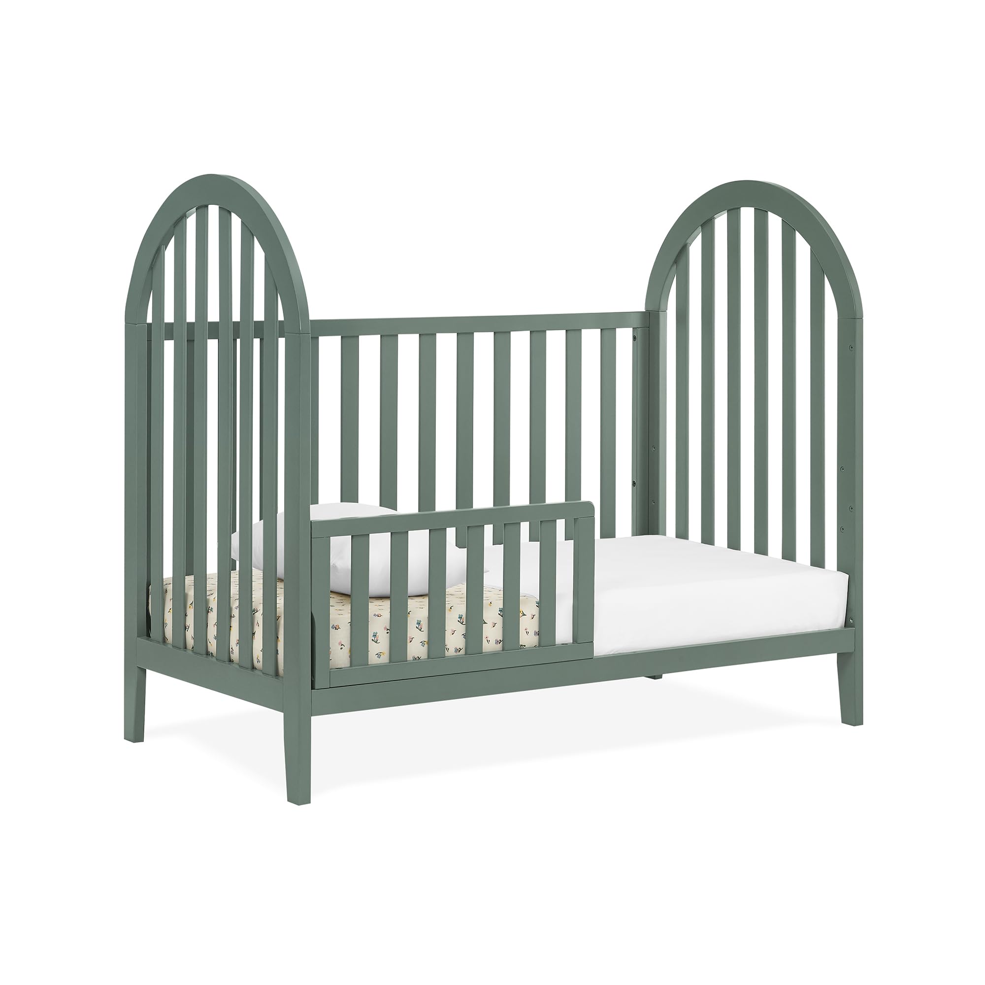 4-in-1 Convertible Crib with Adjustable Mattress Height