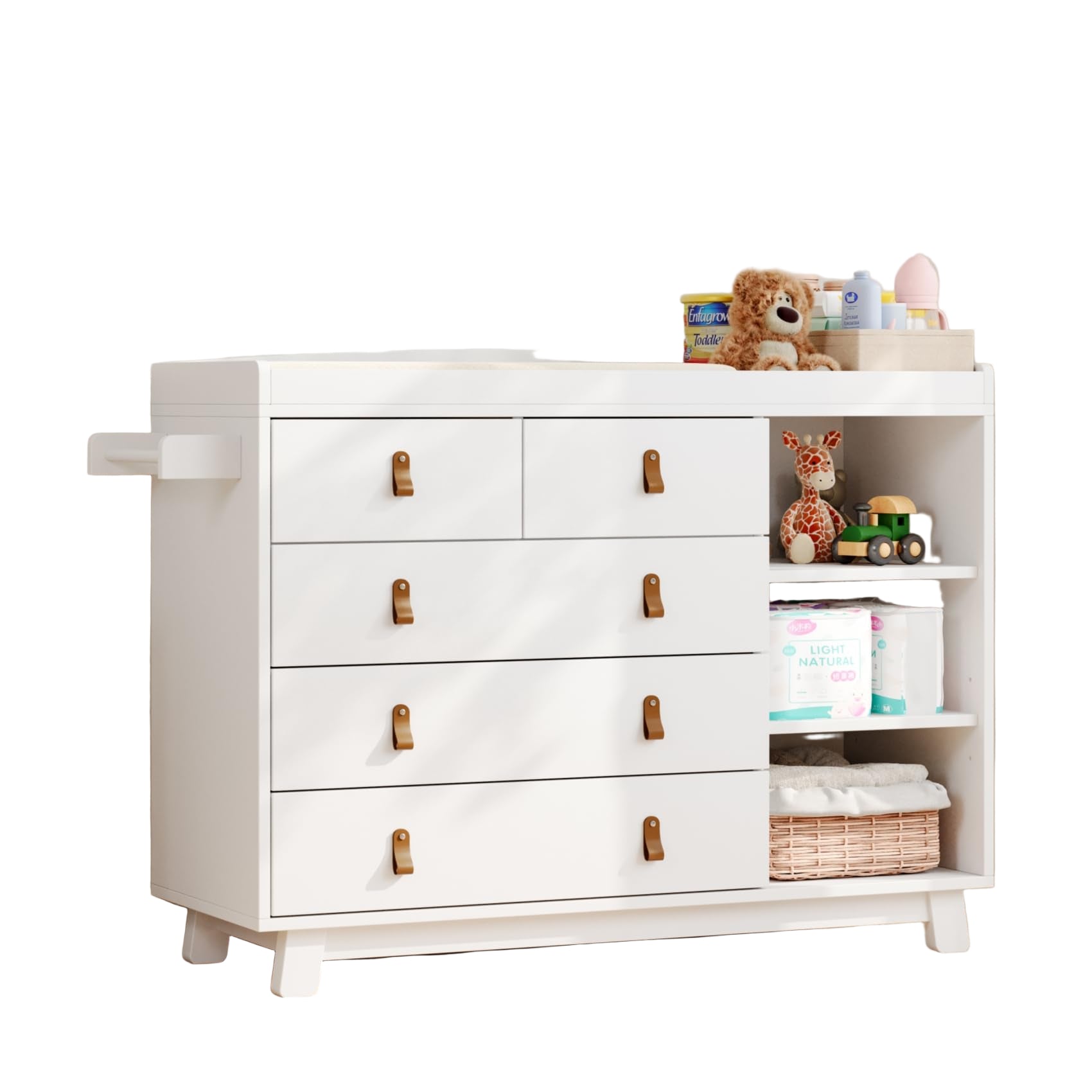 Dresser with Changing Table Top, Baby Changing Table Dresser