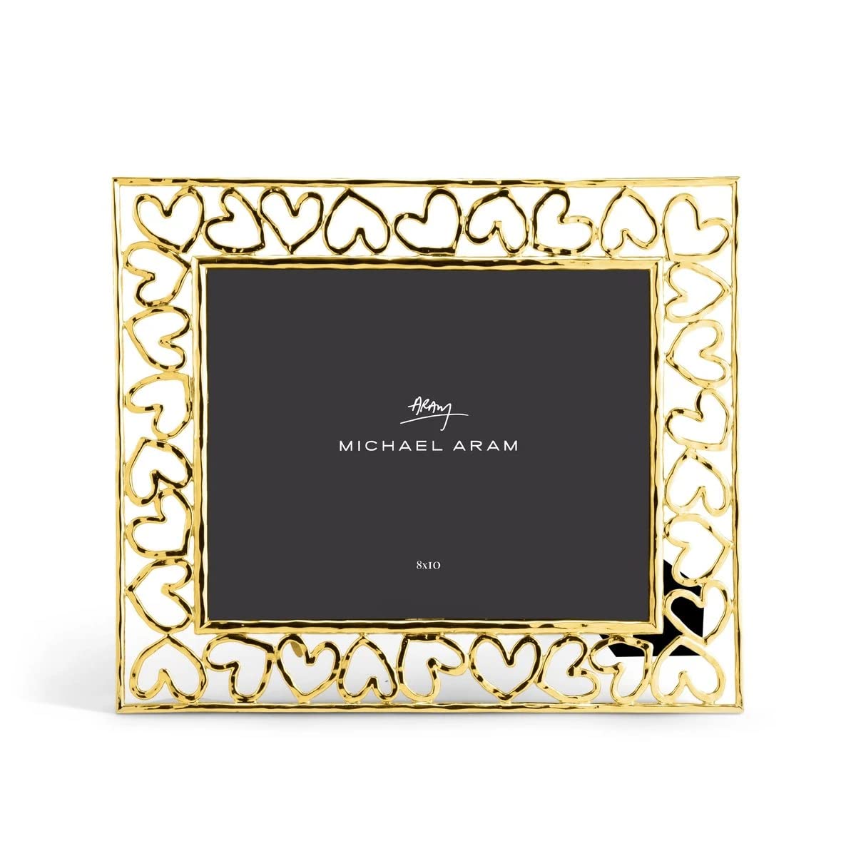 Gold"Golden" Heart Photo Picture Frame Size 8x10 - New !