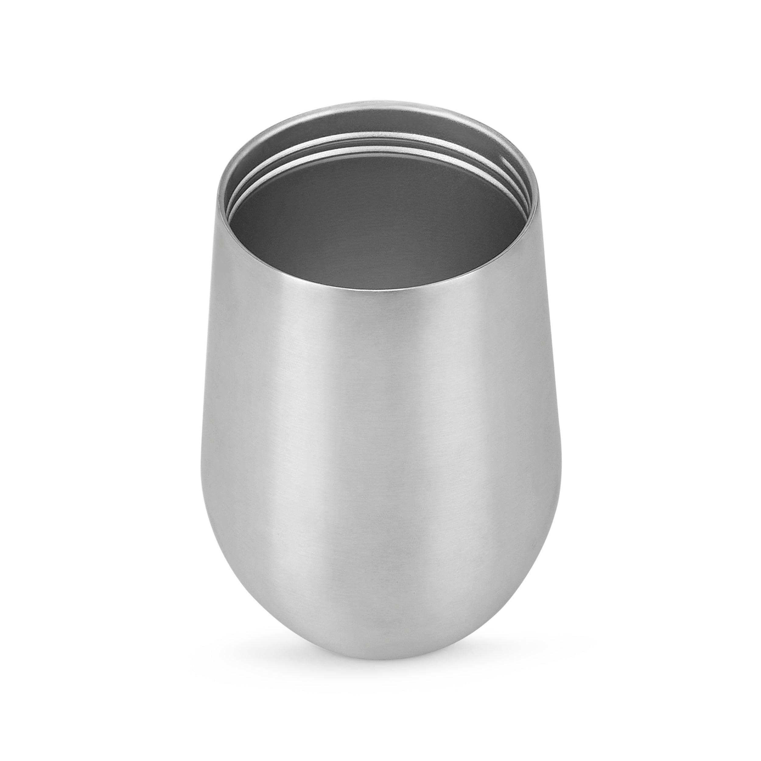 Stainless Steel Sippy Cup Pack of 25 with Clear & Hard Plastic