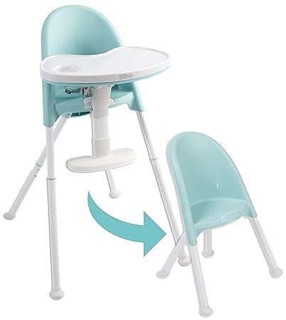 Convertible Folding High Chair & Toddler Chair - Portable Foldable