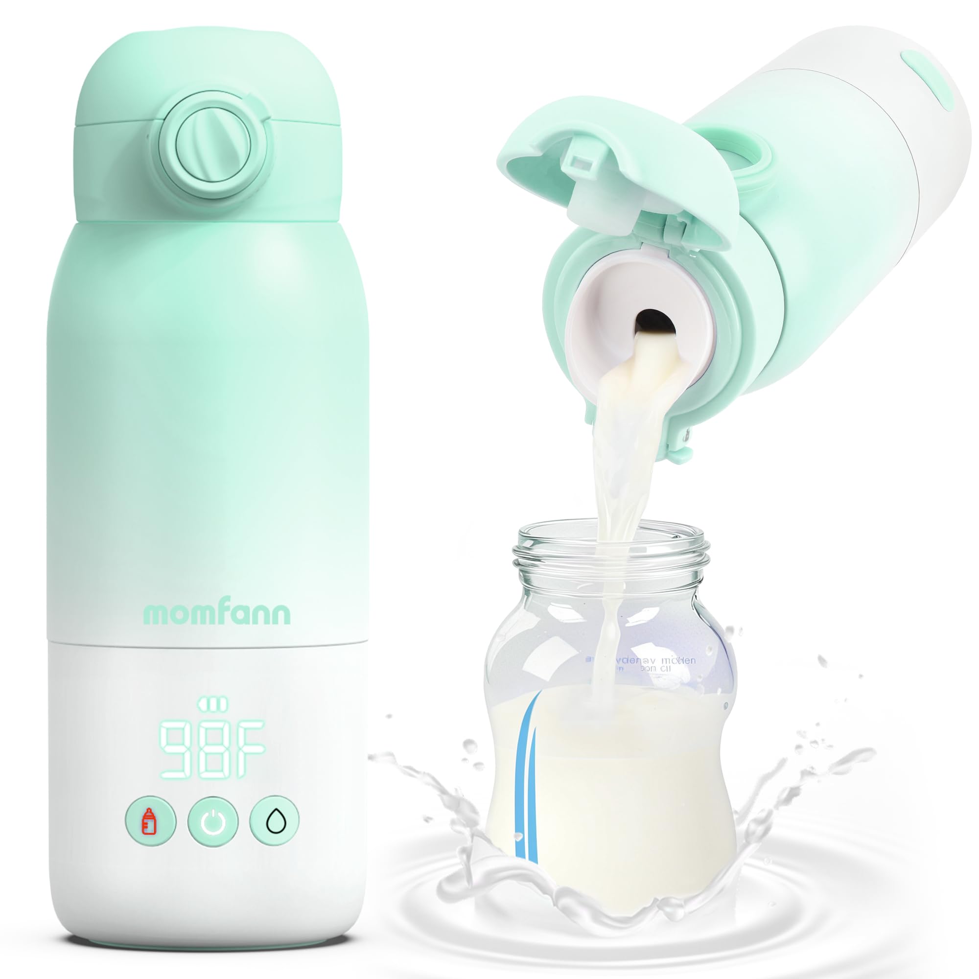Portable Bottle Warmer for Travel, Dual Heating Modes