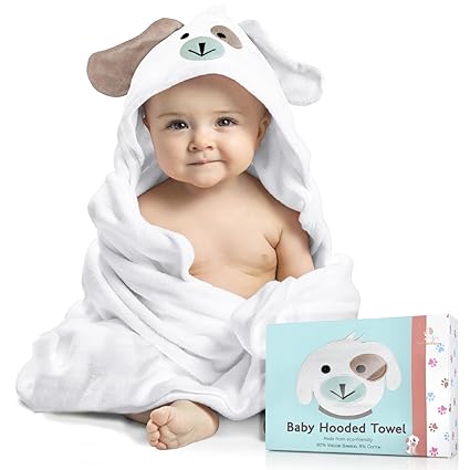 Premium Baby Towels with Hood - Ultra Soft, Absorbent Viscose Made