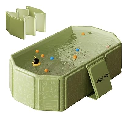 Collapsible Baby Bathtub, Portable & Foldable Bathtub for Newborns