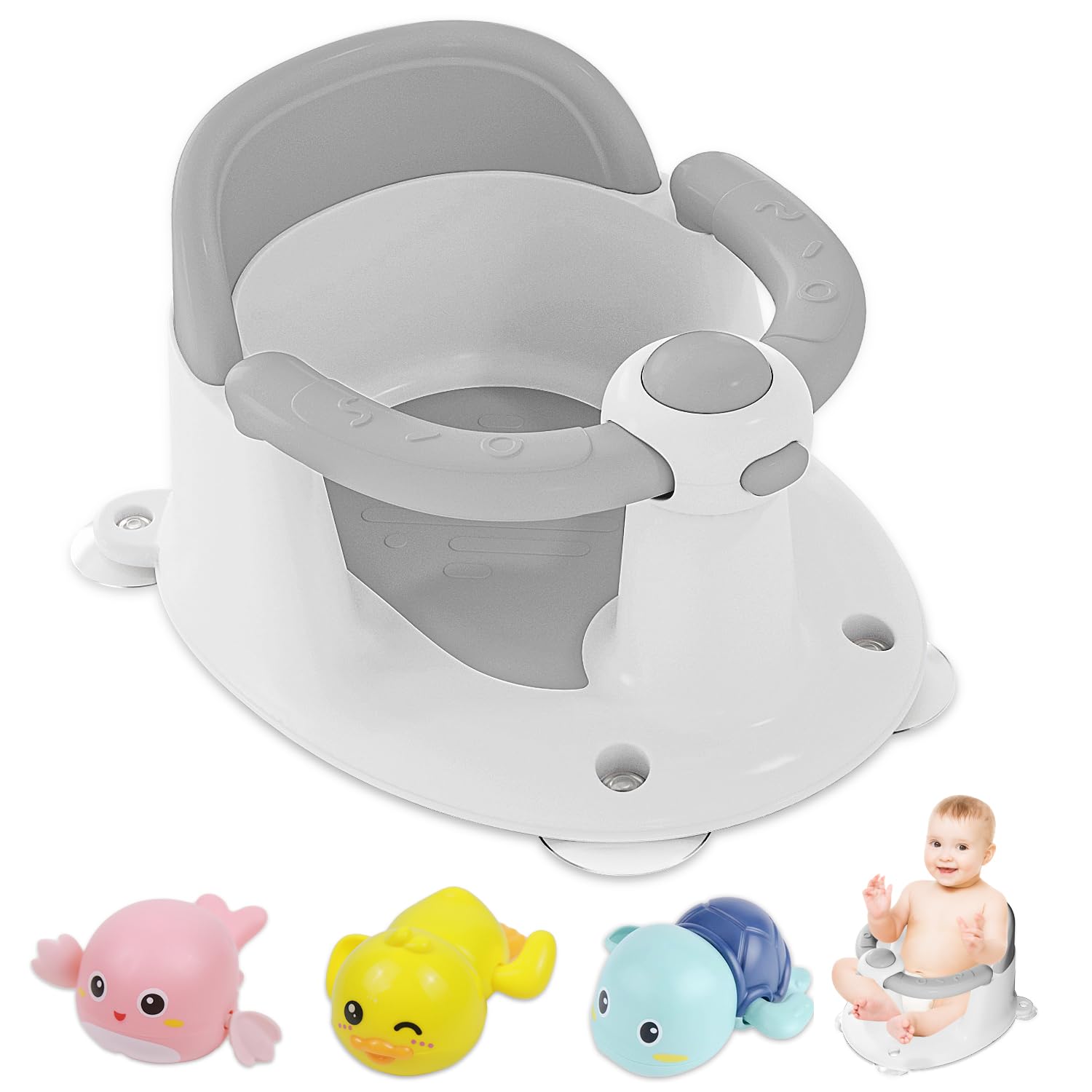 Baby Bath Seat for Babies 6 Months & Up, Bath Seats