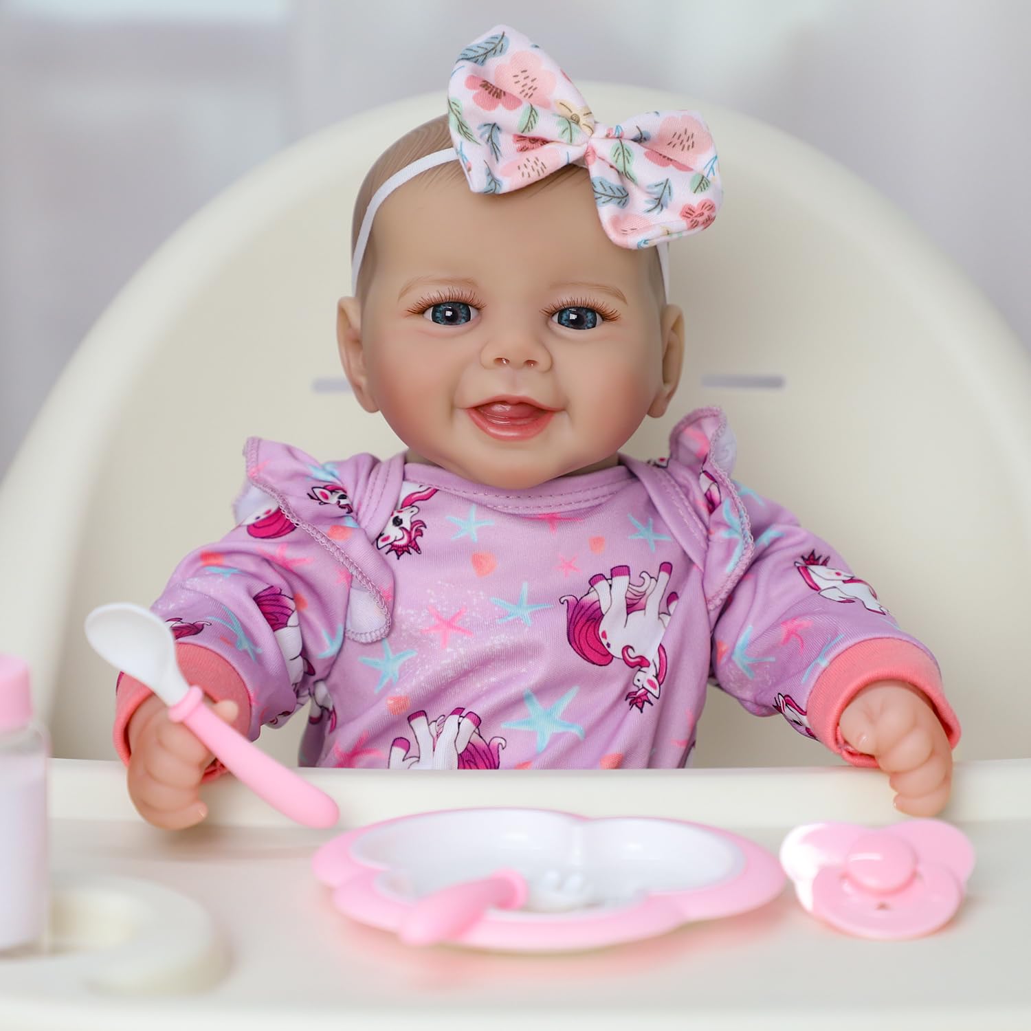 Baby Doll Girl, 18 inch Realistic Soft Body Baby Doll Real Life Cute Baby