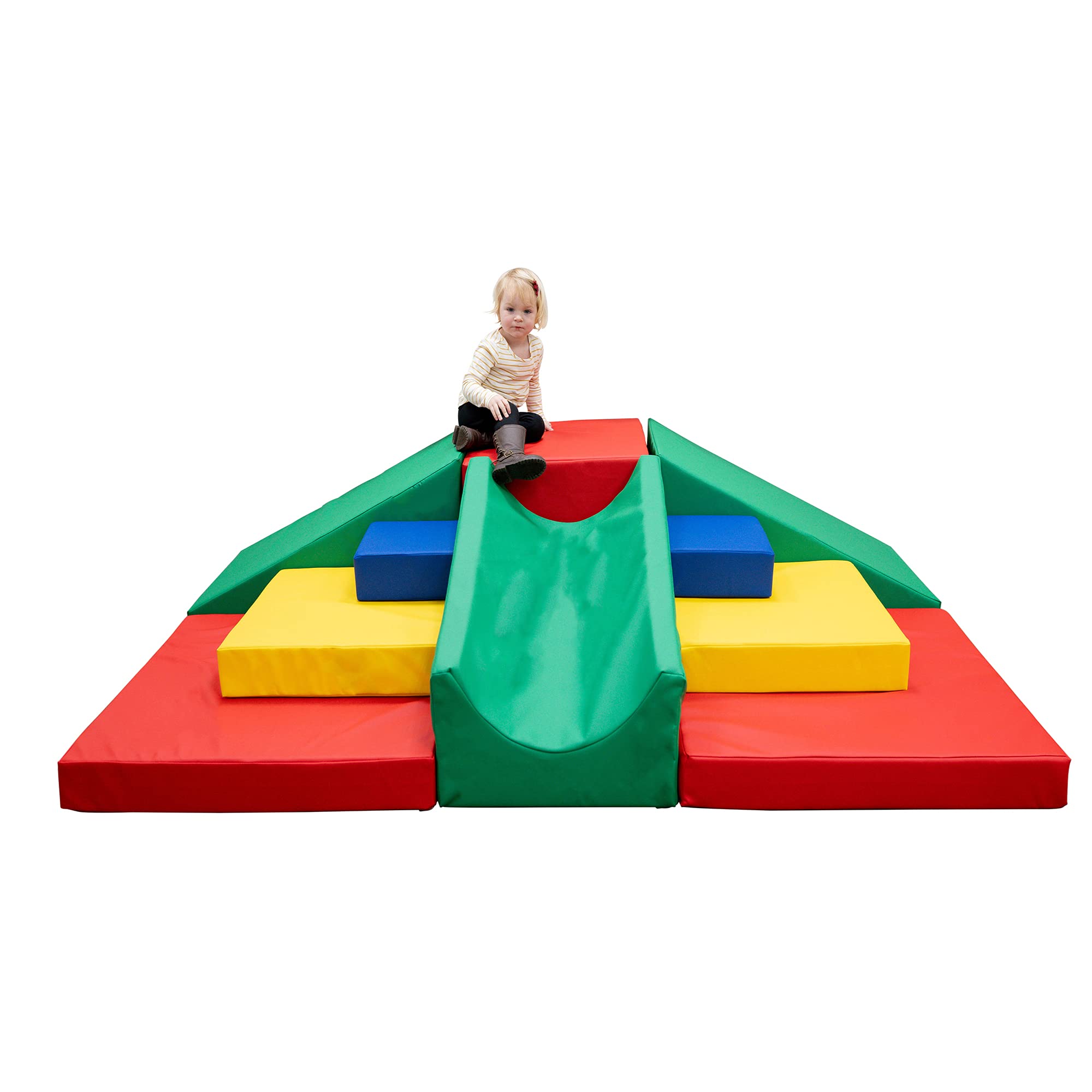 Toddler Indoor Climber Soft Play Structure with Ramps and Steps